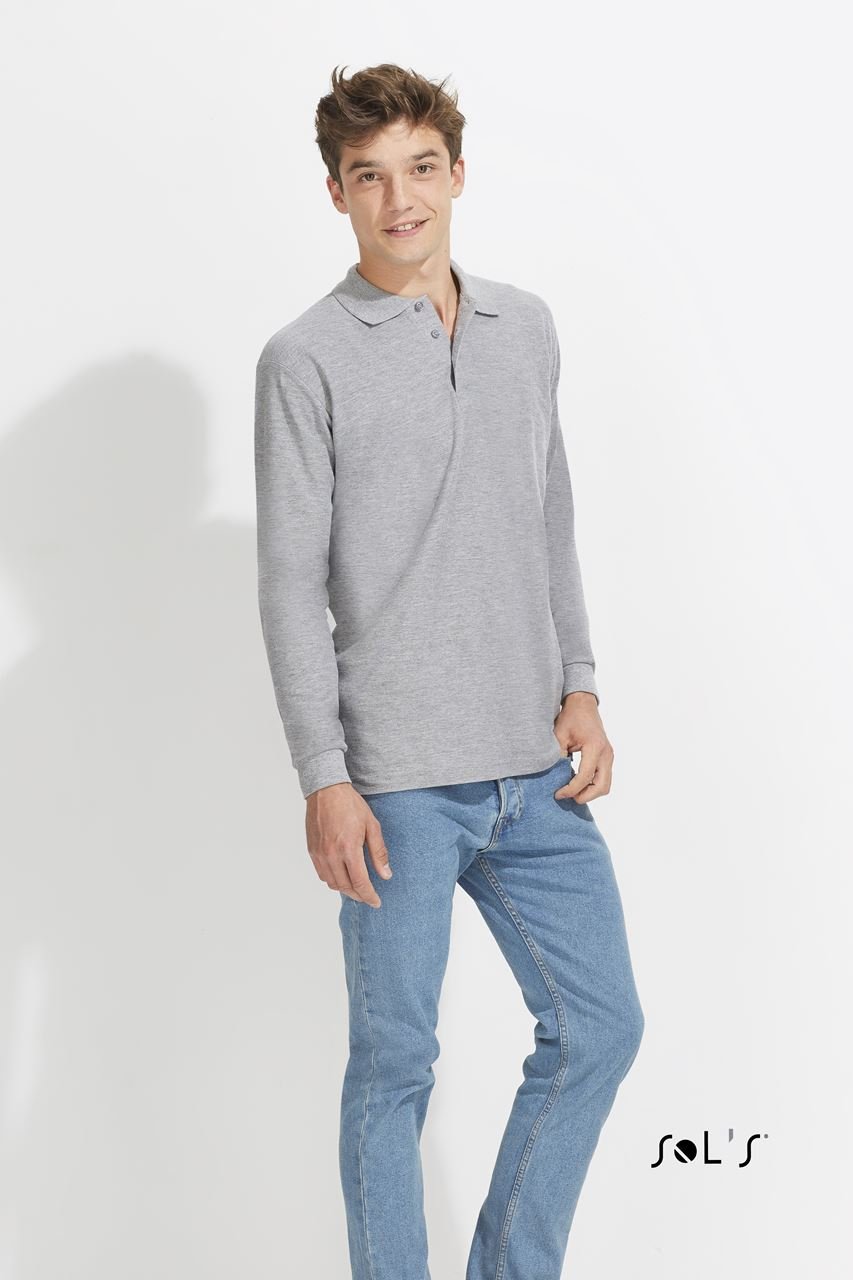 Tricou polo barbati maneca lunga Star