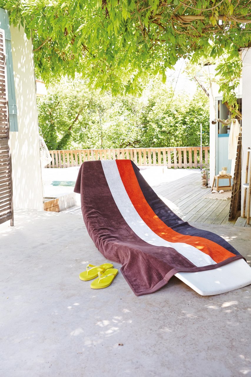 Prosop plaja Velour Striped