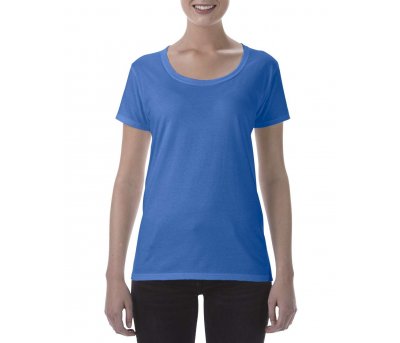 Tricou dama softstyle Deep Scoop