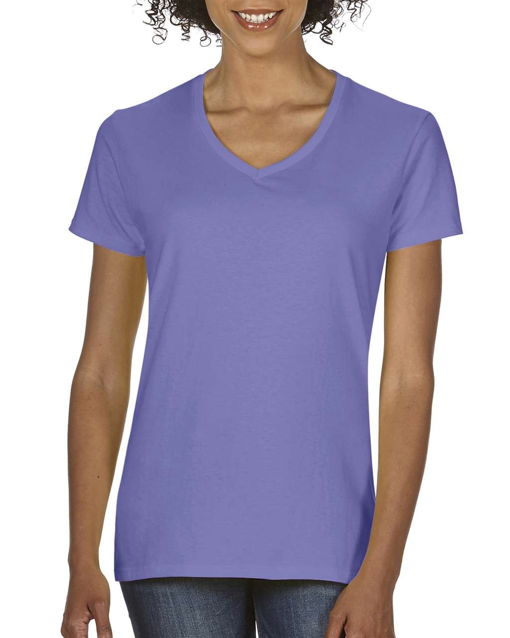 Tricou dama guler V Tee