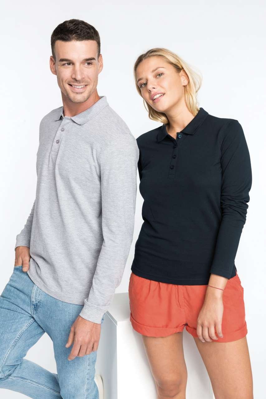 Tricou polo barbati maneca lunga