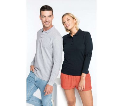 Tricou polo barbati maneca lunga