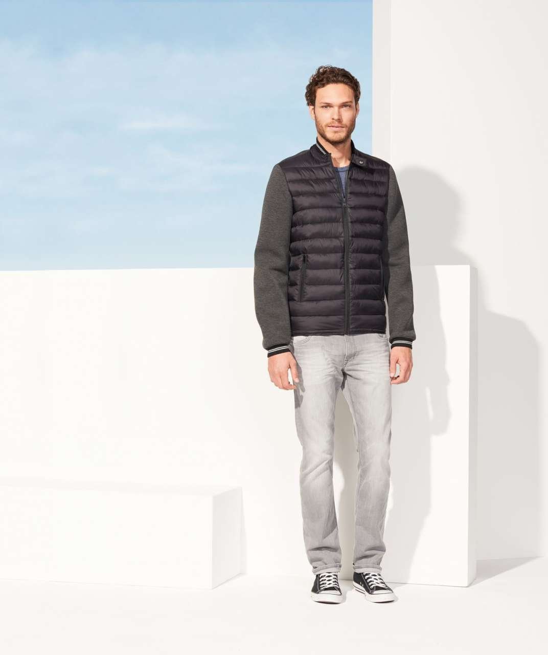VOLCANO UNISEX TWO-MATERIAL JACKET