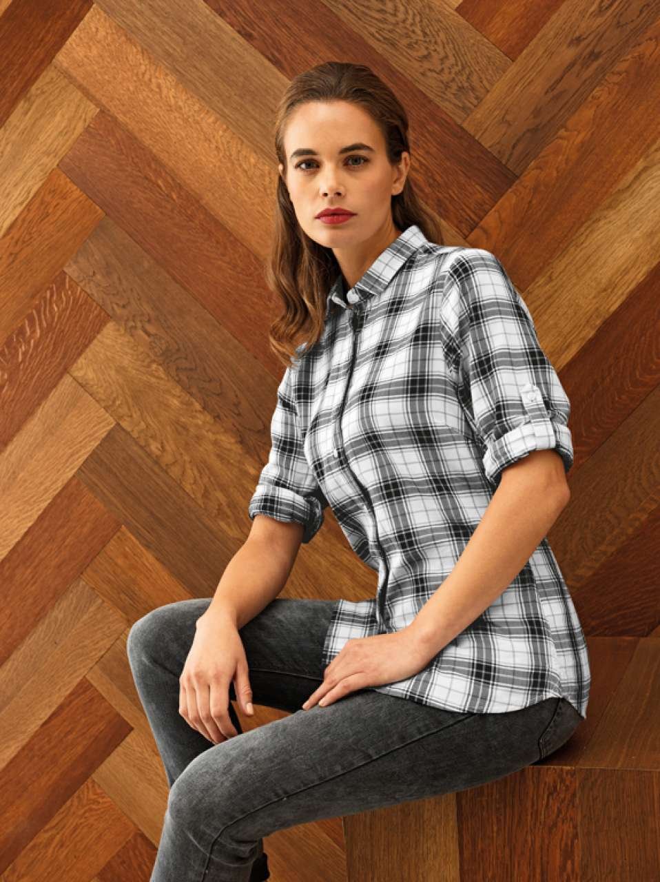 Ginmill Check - Ladies' Cotton Long Sleeve Shirtginmill-check-ladies-cotton-long-sleeve-shirt-3960.jpg