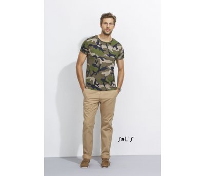  Tricou barbati camuflaj Camo