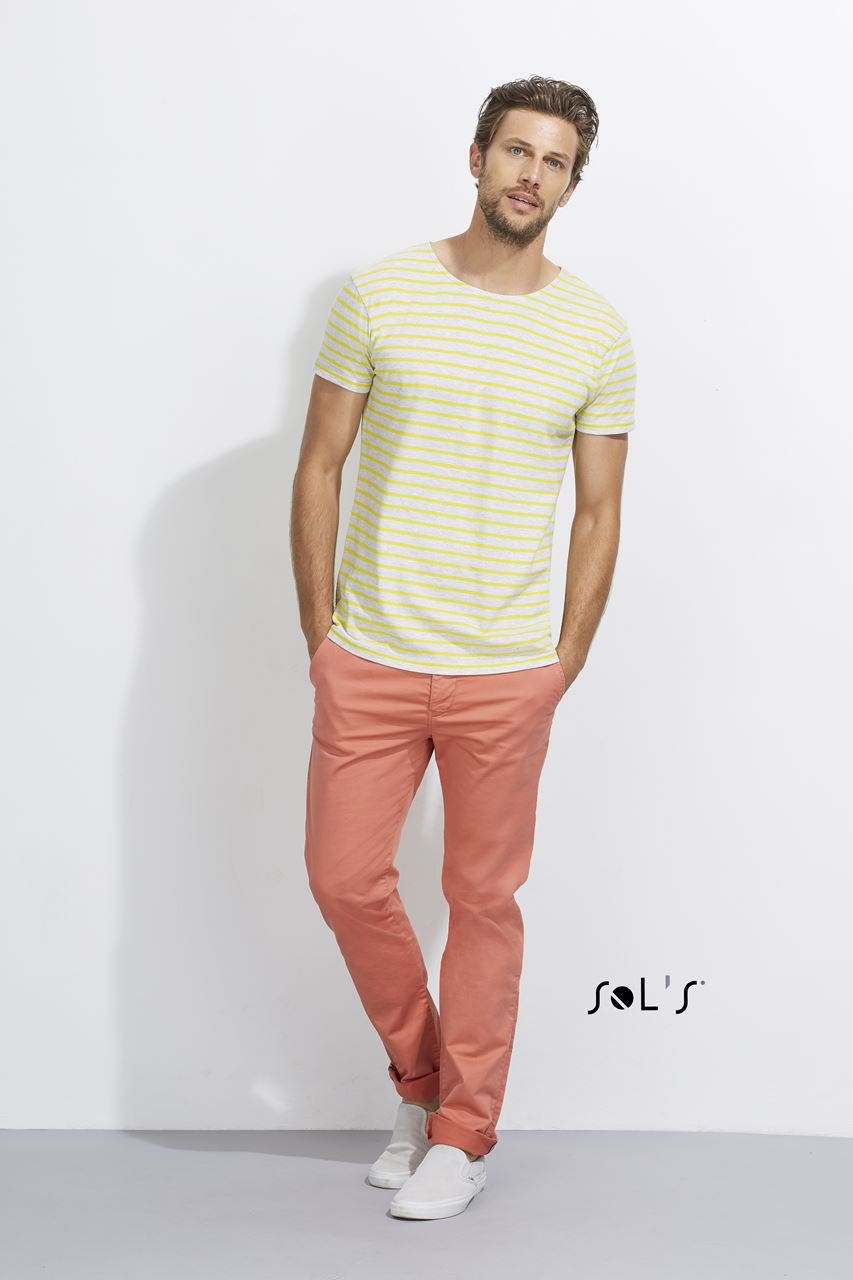  Tricou barbati Miles cu guler rotund